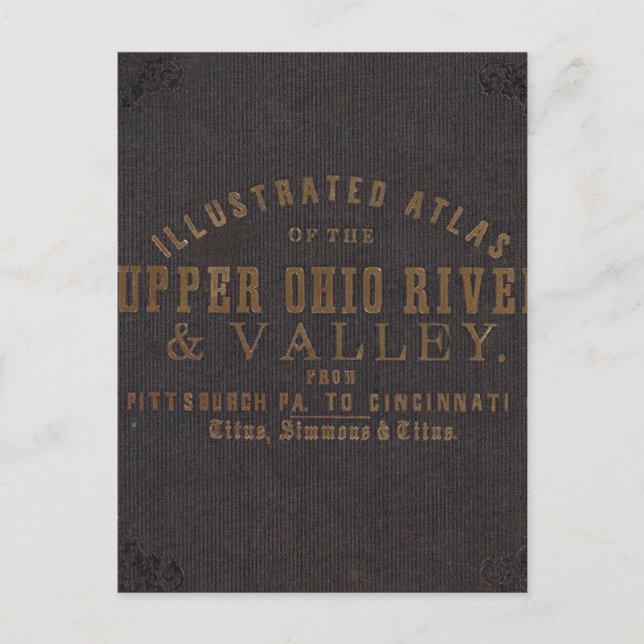Cartão Postal Upper Ohio River e Valley 11 (Frente)