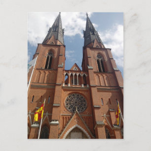 Cartão Postal Uppsala domkyrka