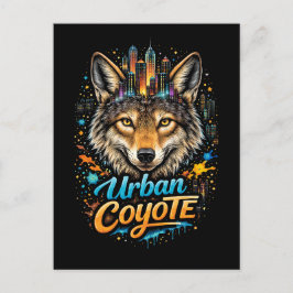 Cartão Postal Urban Coyote