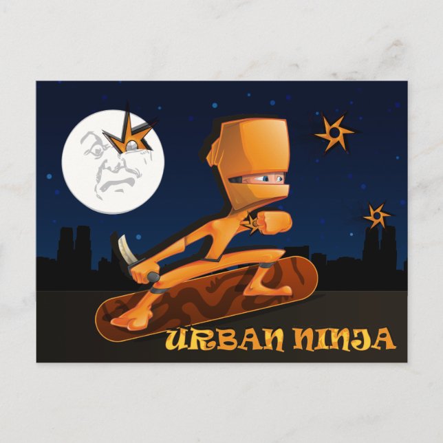 Cartão Postal Urban Ninja (Frente)
