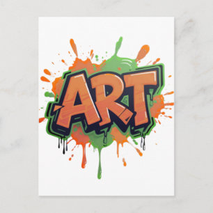 Cartão Postal Urban Splash Art Graffiti Pulse Bold Street Expres