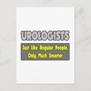 Cartão Postal Urologistas... mais inteligentes