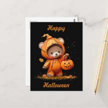 Ursa de pelúcia fofa cortada em papel para o Hallo