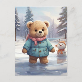 Cartão Postal Urso Bea