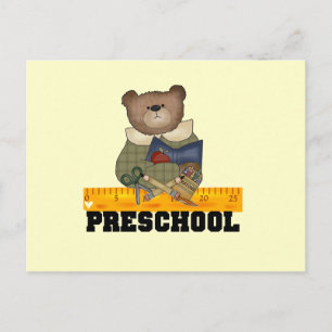 Cartão Postal Urso com Camisetas e presentes da Pré-escola da R