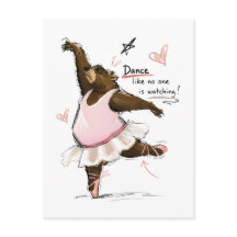 Urso de Ballet Divertido Dançando Como Se Ninguém
