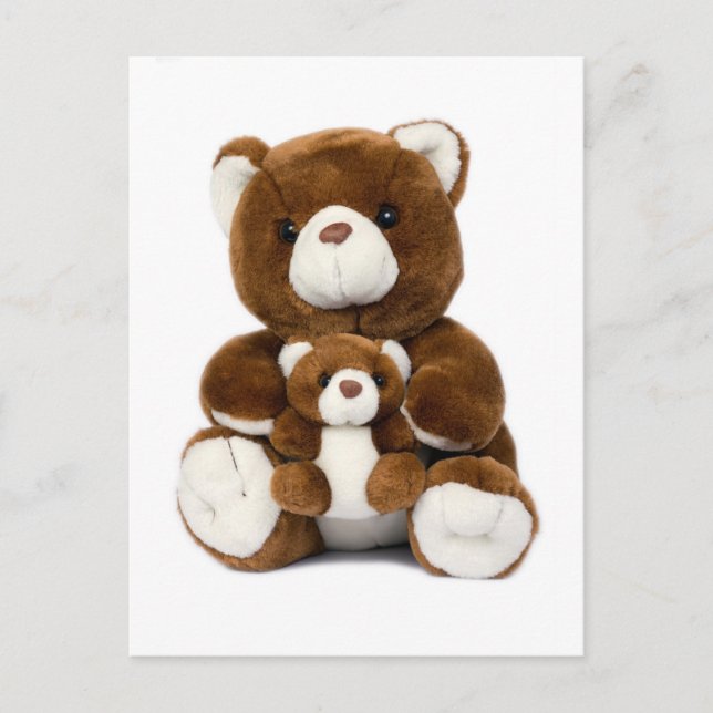 Cartão Postal urso de pelúcia (Frente)