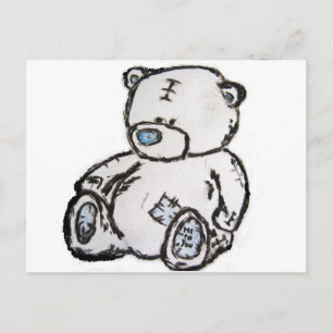 Cartão Postal Urso de pelúcia do sótão