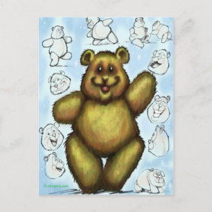 Cartão Postal Urso de Teddy
