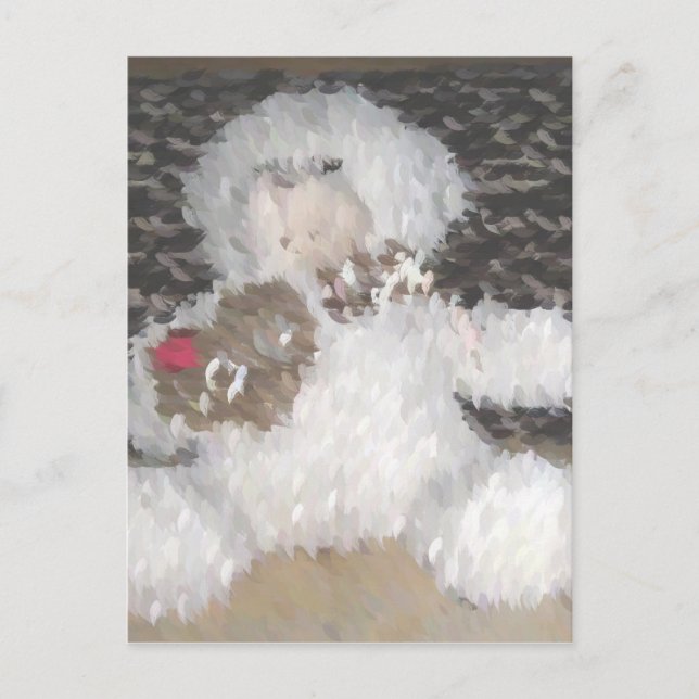 Cartão Postal Urso de Teddy Doce (Frente)