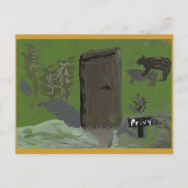 Cartão Postal Urso e Privado