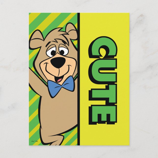 Cartão Postal Urso Fofinho Boo-Boo (Frente)