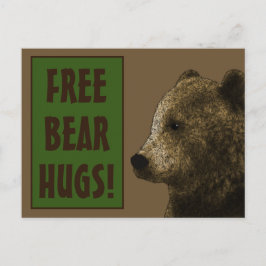 Cartão Postal Urso Gay de Abraço de Urso Livre