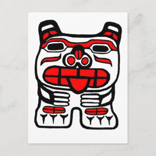 Cartão Postal Urso Haida