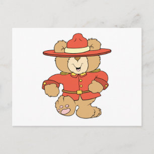 Cartão Postal Urso Montanhista Canadense