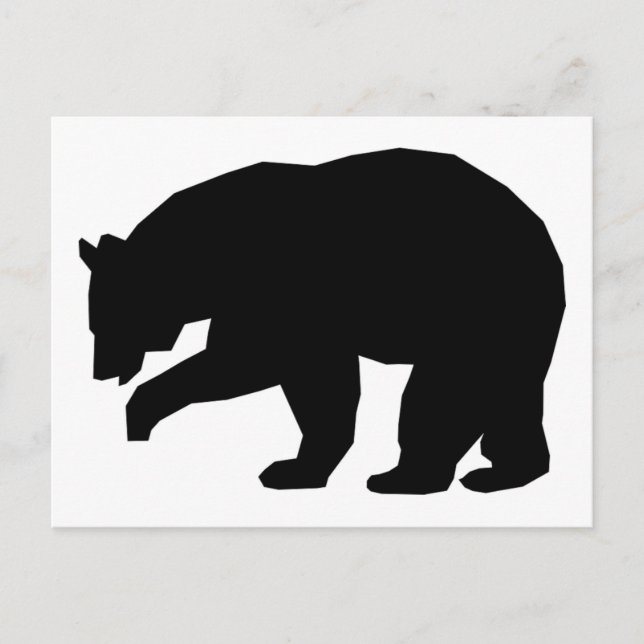 CARTÃO POSTAL URSO NEGRO (Frente)