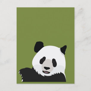 Cartão Postal Urso Panda