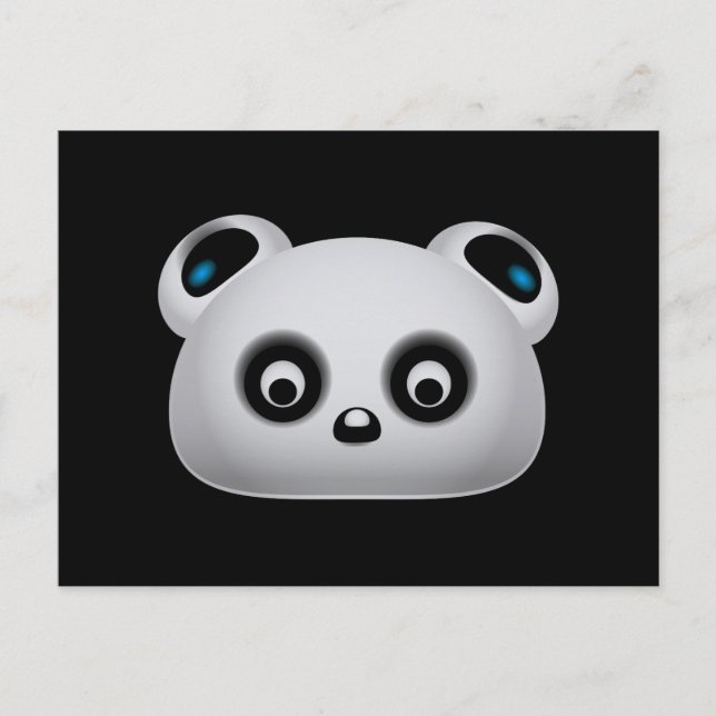 Cartão Postal Urso Panda (Frente)