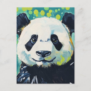 Cartão Postal Urso Panda Adorável