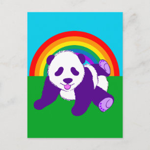 Cartão Postal Urso Panda Cotovelo