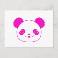 Urso Panda de Kawaii Rosa