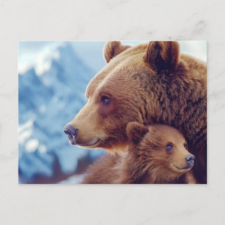 Cartão Postal Urso Pardo 399, GB 399