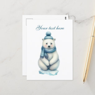 Cartão Postal Urso polar de inverno (raça sazonal)
