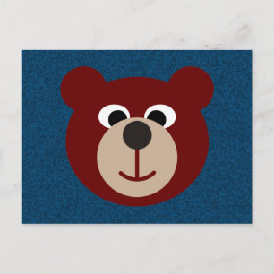 Cartão Postal Urso Sorridente
