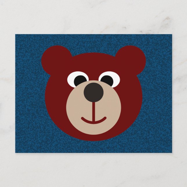 Cartão Postal Urso Sorridente (Frente)