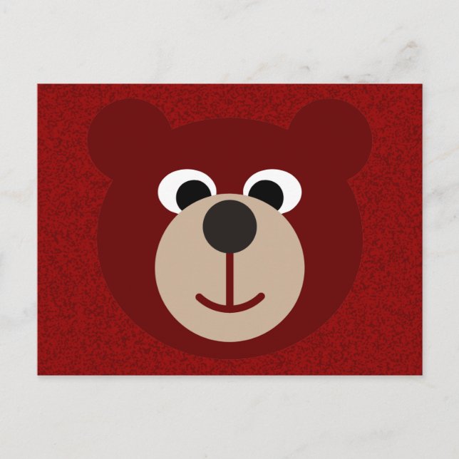 Cartão Postal Urso Sorridente (Frente)