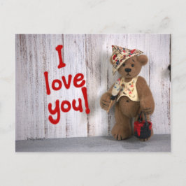 Cartão Postal Ursos Dinky: Amor