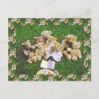 Cartão Postal Ursos peludos, ursos pretos