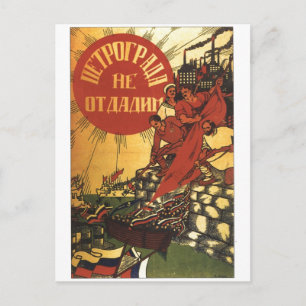 Cartão Postal URSS CCCP Guerra Fria União Soviética Cartazes de