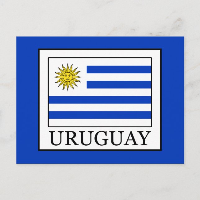 Cartão Postal Uruguai (Frente)