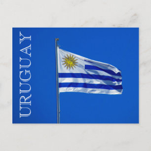 Cartão Postal uruguaio de bandera