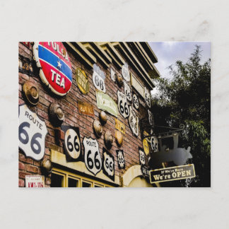 Cartão Postal US Route 66 Travel Postcard