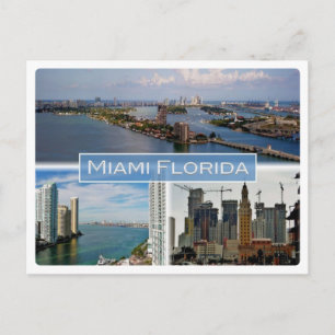 Cartão Postal US United States - Miami Florida -