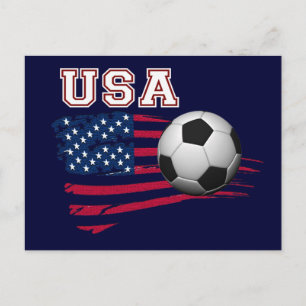 Cartão Postal USA Soccer