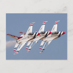 Cartão postal USAF Thunderbird F-16