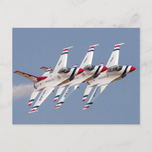 Cartão postal USAF Thunderbird F-16