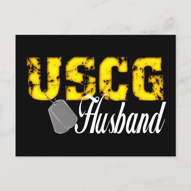 Cartão Postal uscg99husbandblk (Frente)