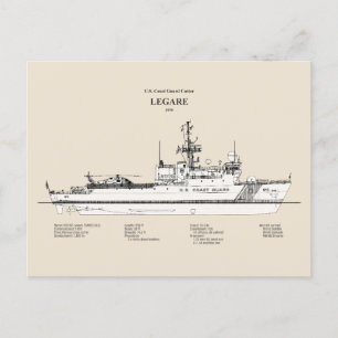Cartão Postal USCG Legare wmec-912 - SBD