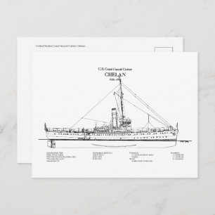Cartão Postal USCGC Chelan - SBD