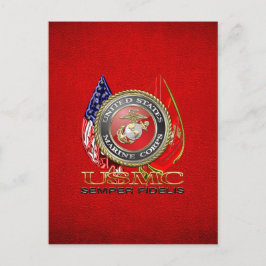 Cartão Postal USMC Semper Fi [Edição Especial] [3D]