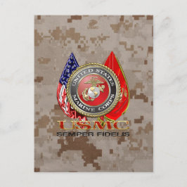 Cartão Postal USMC Semper Fi [Edição Especial] [3D]