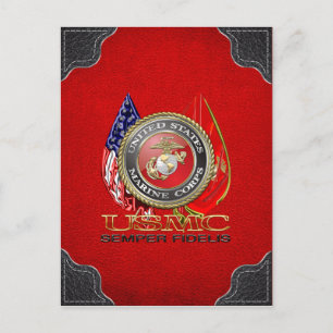 Cartão Postal USMC Semper Fi [Edição Especial] [3D]