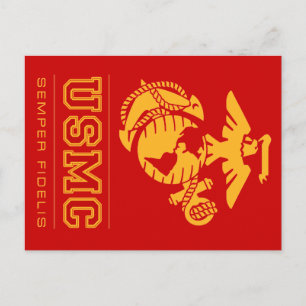 Cartão Postal USMC Semper Fidelis [Semper Fi]