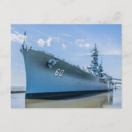 Cartão Postal USS Alabama BB-60