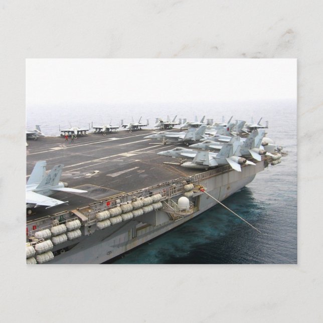 Cartão Postal Uss Reagan (CVN-76) (Frente)