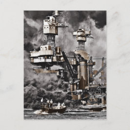 Cartão Postal USS West Virginia